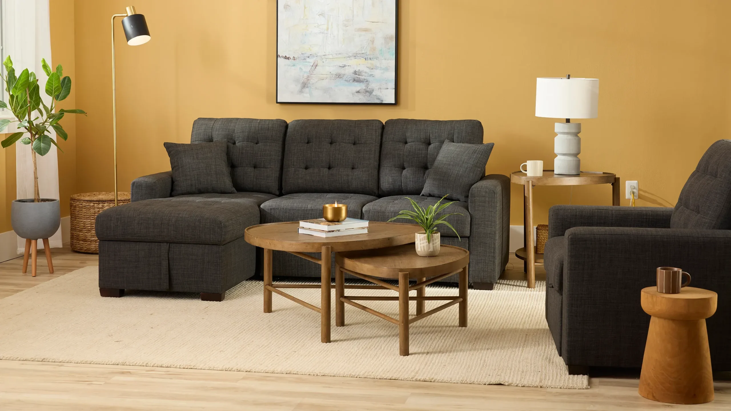 Brynn 2-pc. Sleeper Sofa Chaise W Storage