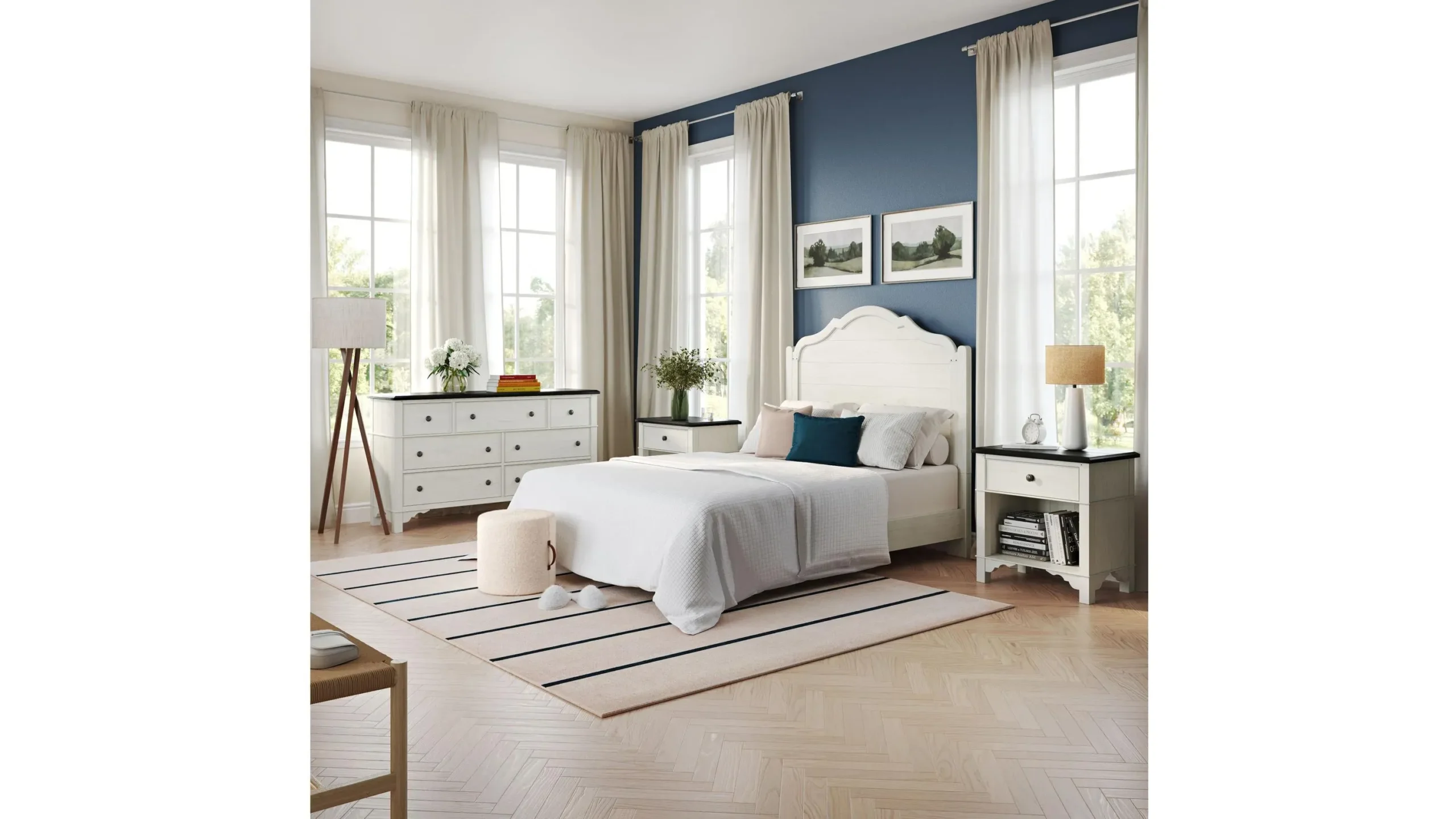 Colette Panel Bed