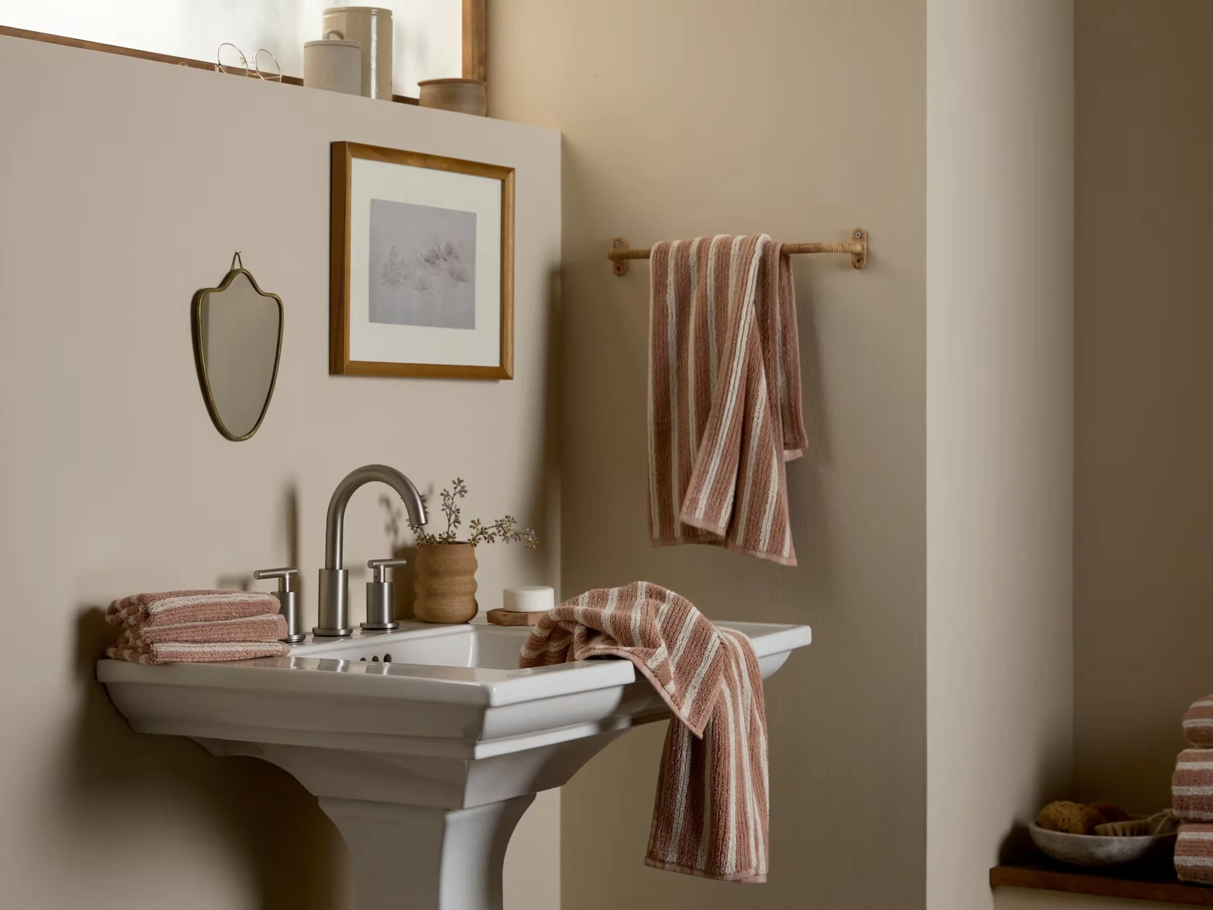 Organic Resort Stripe Towels