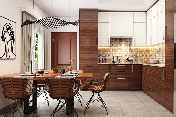 5 Unique Open Kitchen Designs with Dining Room for Compact Apartments