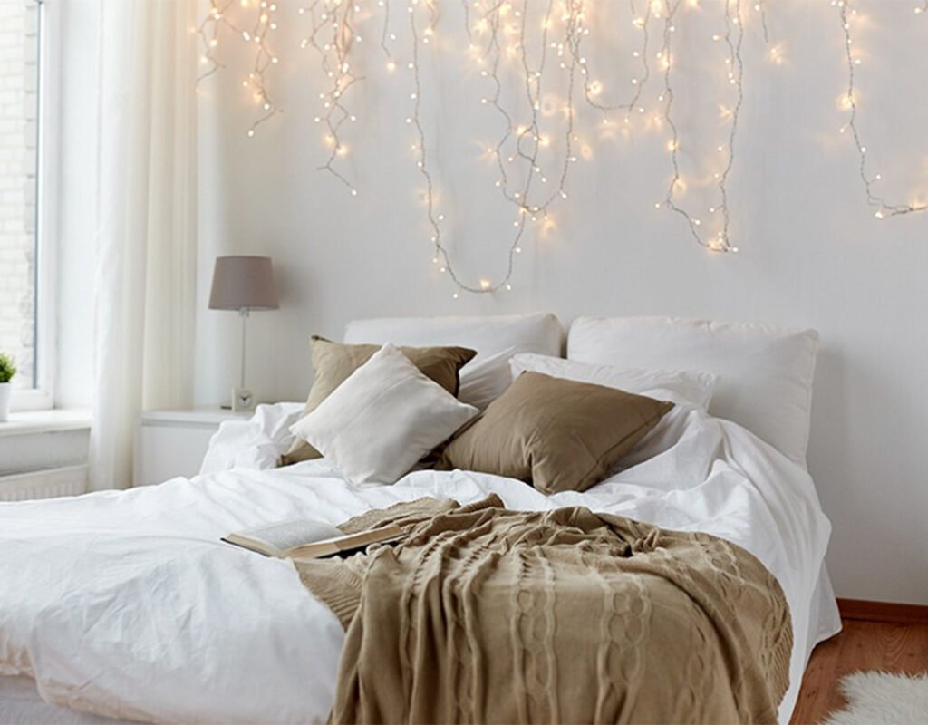 Bedroom string lights ideas for your home