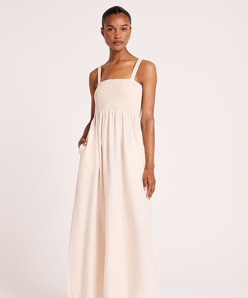 Linen Maxi Dress