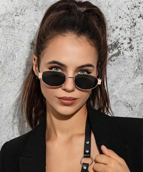 Retro Oval Sunglasses